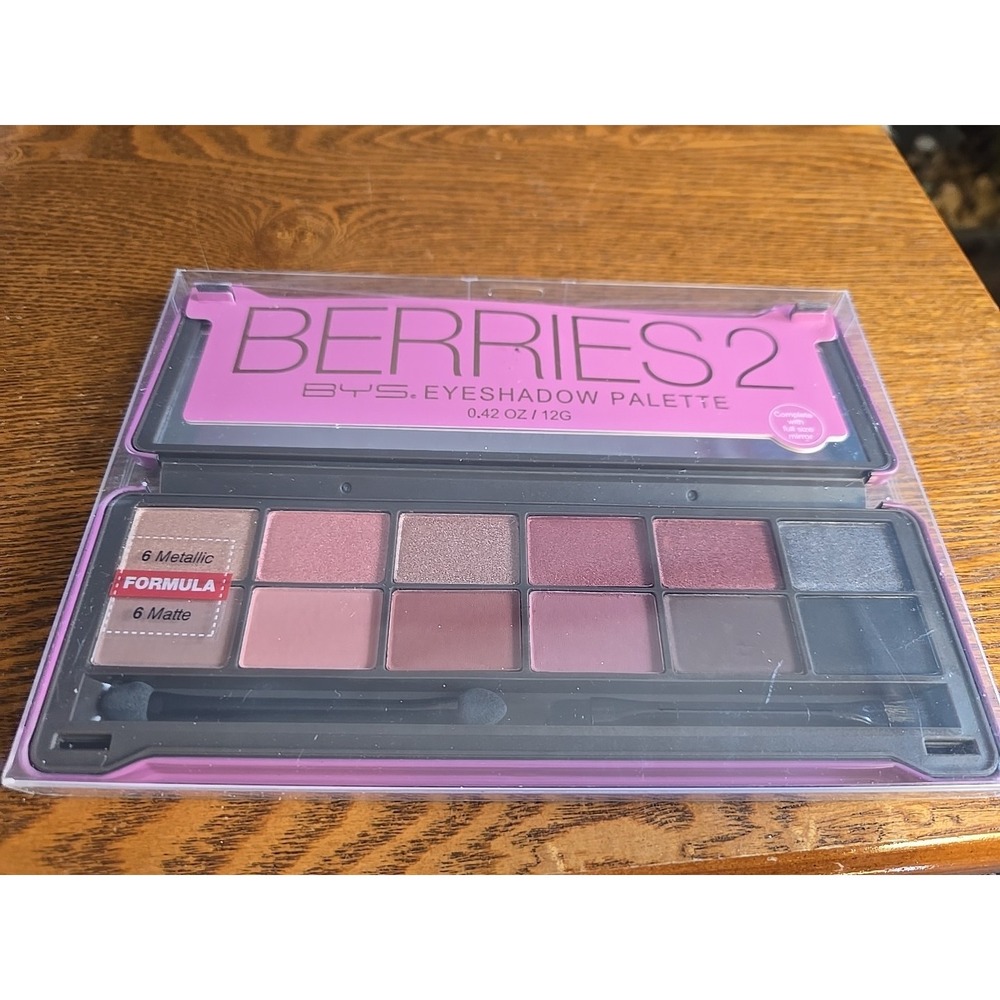 BYS EYESHADOW PALETTE BERRIES 2, WITH MIRROR‎